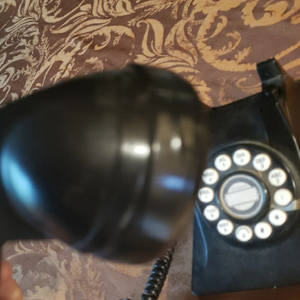 Restoration Hardware Black Vintage Telephone